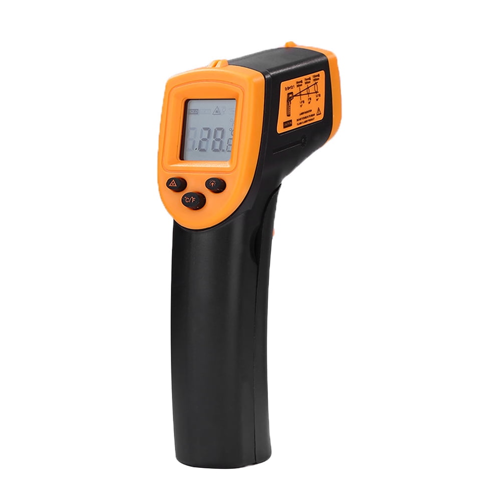 IR Poin Details about   Digital Thermometer Infrared Handheld Temperature  600℃ Non 