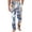 Blue_007, variant on Mens Halloween Pajama Pants Casual Elastic Waist Drawstring Spooky Novelty Print Pjs Trousers Relaxed Fit Cute Wide Leg Lounge Sleepwear XL