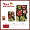 thumbnail image 4 of XMXT Christmas Drawstring Gift Bags, Christmas Balls Pattern Wrapping Sacks Candy Packing Bag Party Decorations Favor Bags, S, 4 of 8