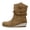 Khaki, variant on Womens Slouch Flat Boots Low Wedge Heel Ankle Booties Suede Comfort Pull on Casual Shoes