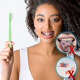 thumbnail image 5 of Lessic Tufted Toothbrush Braces Toothbrush Double Head V-trimmed Bristle Toothbrush Soft Trimmed Toothbrush Single Tufted Toothbrush For Braces Detail, 5 of 5