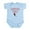 Sky Blue, variant on CafePress - Lacrosse Player Like My Daddy Body Suit - Baby Light Bodysuit, Size Newborn - 24 Months