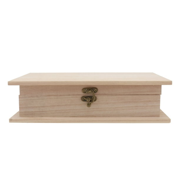 1 caja de madera para guardar documentos, archivadores, para el hogar (madera)
