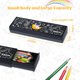 thumbnail image 4 of Caja de lápices mágica para niños, juguetes mágicos y obsequios de fiesta para niños, bonitos útiles escolares, el mejor regalo de cumpleaños para niñas y niños en caja de regalo (negro), 4 of 5