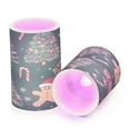 thumbnail image 7 of Yayeee Flameless Candles with Remote Flickering Battery Operated Multi Color Changing, Red Christmas Gingerbread, 7 of 7