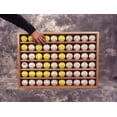 thumbnail image 2 of PENNZONI Baseball & Hockey Puck Display Case,Clear Acrylic Box, Holds 60 Balls, Glossy Oak, 2 of 11