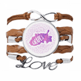 thumbnail image 1 of Grape Fruit Pulp Purple Art Deco Fashion Bracelet Chain Rope Ornament Wristband, 1 of 3