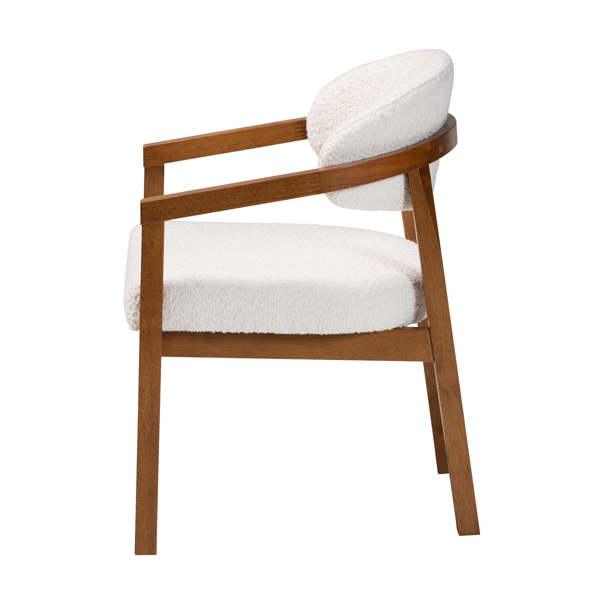 Baxton Studio Biana Modern Dining Chair, 19"H, Cream