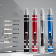 Multipurpose Pocket Screwdriver Tool Set 8 Head for Precisions Device Maintenance Electronics Repairing Tools