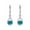 Dec-Aquamarine, variant on Birthstone Dangle Drop Earrings 925 Sterling Silver Infinity Birthstone Earrings Jewelry Gifts for Women