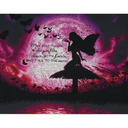 Counted Cross Stitch Backstitch - Butterfly Fairy Counted Cross Stitch Kit, 14