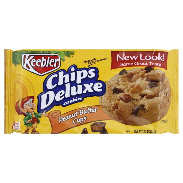 Keebler Chips Deluxe Peanut Butter Cup Cookies, 13.3 Oz.