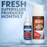 STARBOND Medium Clear CA Glue (4 oz.) with Accelerator (6 fl oz.)