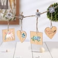 thumbnail image 6 of 1Set Wooden Boards for Painting Square & Flat Round & Heart BurlyWood 60x60x2mm 30pcs/set, 6 of 6