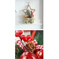 thumbnail image 3 of Adorno para árbol de Navidad para decoración navideña, de vidrio, 10 cm, irrompible, ideal para árboles y ventanas., 3 of 5