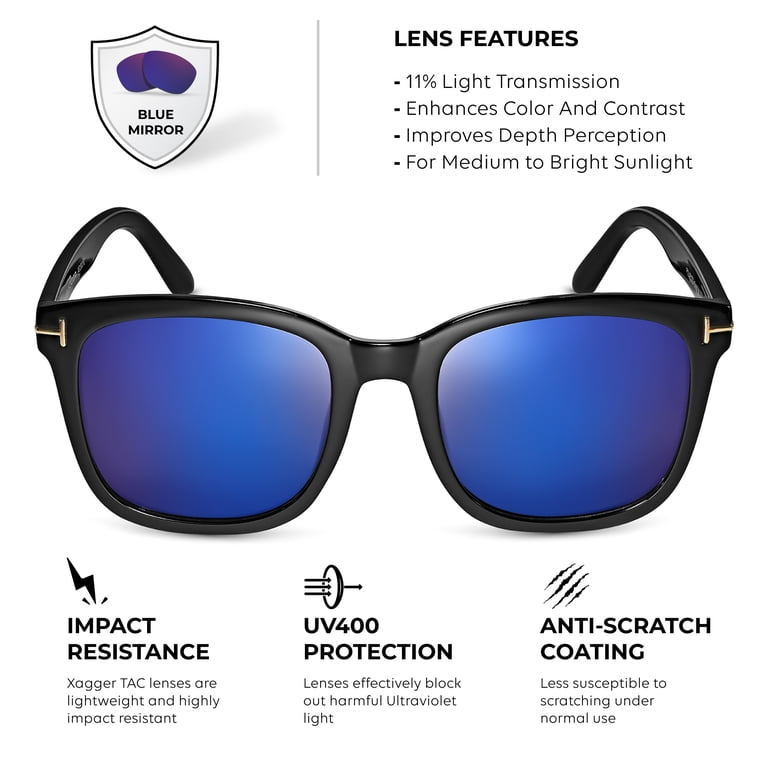 Square Polarized Mirrored Sunglasses for Women Colorful 80 display picture 1