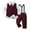 Z3-C, variant on Qopobobo Boy Suits For Weddings Suit For Boys Baby Boy Dress Suit Clothes Sets Infant Tuxedo Gentleman Suits Outfits Bowtie Shirt Suspenders Pants Beret Hat A,18-24 Months