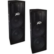 Peavey (2) Pv215 Pro Audio DJ Dual 15" Floor Passive 1400W Pa Speaker Pair New