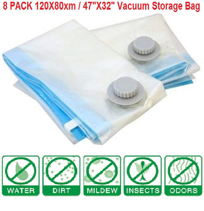 3 Pack Extra Large Vacuum Space Saver Storage Compress Bag Durable