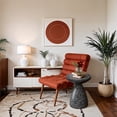 thumbnail image 3 of Meridian Furniture Anika Black Iron Terrazzo Side Table, 3 of 8