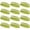 Bright Yellow / White / Bright Yellow, variant on COUVER Sports White Striped Terry Cloth 2 Colors Head Sweatband, 12PCS Bulk Set, Red/White/Red