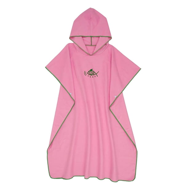 Muyoka Bata Toalla Cambiante Bata Toalla Poncho Bata Con Capucha Microfibra Ligera De Secado Rápido Para Surf Natación Y Playa Se Adapta A Hombres Mujeres Adultos Muyoka Hogar