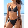 thumbnail image 5 of Charmo Woman Triangle Two Piece Bikini Set Swimsuit Ladies Swimwear, 5 of 6