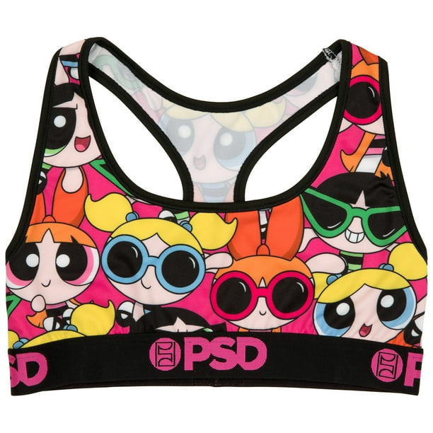 Powerpuff Girls Summer Shades PSD Sports Bra-XSmall 