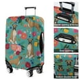 thumbnail image 5 of BoxerDog and Pioneer Flower Luggage Cover Fashion Suitcase Cover Baggage Covers Fit 25-28 Inch Luggage (Go Travel), 5 of 5