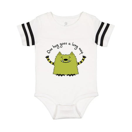 

Inktastic One Hug Goes a Long Way- Whatif monster Gift Baby Boy or Baby Girl Bodysuit