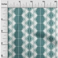 thumbnail image 1 of oneOone Cotton Silk Fabric Triangle & Hexagon Geometric Decor Fabric Printed BTY 42 Inch Wide, 1 of 4