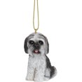 thumbnail image 3 of Shih Tzu Dog Wearing Candy Cane Scarf Christmas Tree Ornaments, 3 of 6