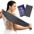 thumbnail image 1 of Toalla Exfoliante Yiclick para Duchas con Esponja para la Espalda, 1 of 9