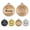 Champagne Gold, variant on Personalized Dog Tags and Cat Tags, Stainless Steel Pet Disc, Custom Name ID Tags, Laser Engraved On Both Sides, Multiple Colors