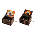 thumbnail image 1 of Caja Música Manivela Víspera Halloween Tallada Retro Del (B), 1 of 6