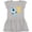 AC-Heather Grey, variant on Inktastic Rocket Space Ship Happy Third Birthday Girls Toddler Dress