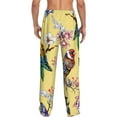 thumbnail image 3 of Balery Men'S Beautiful Bright Birds And Flowers Pants,Sleepwear Pants,Pajama Pants,Pj Bottoms Drawstring And Pockets-X-Large, 3 of 9