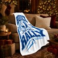 thumbnail image 3 of Volleyball Team Spirit Built Rally, Festive Holiday Scene, Warm Flannel Blanket for Living Room and Reading Nook with Detailed Artwork, Art Lovers Christmas Gift, Festive Home Decor, 3 of 9