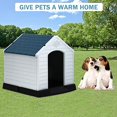 XXL Dog House for Small Medium Large Dogs Indoor Outdoor Plastic Pet