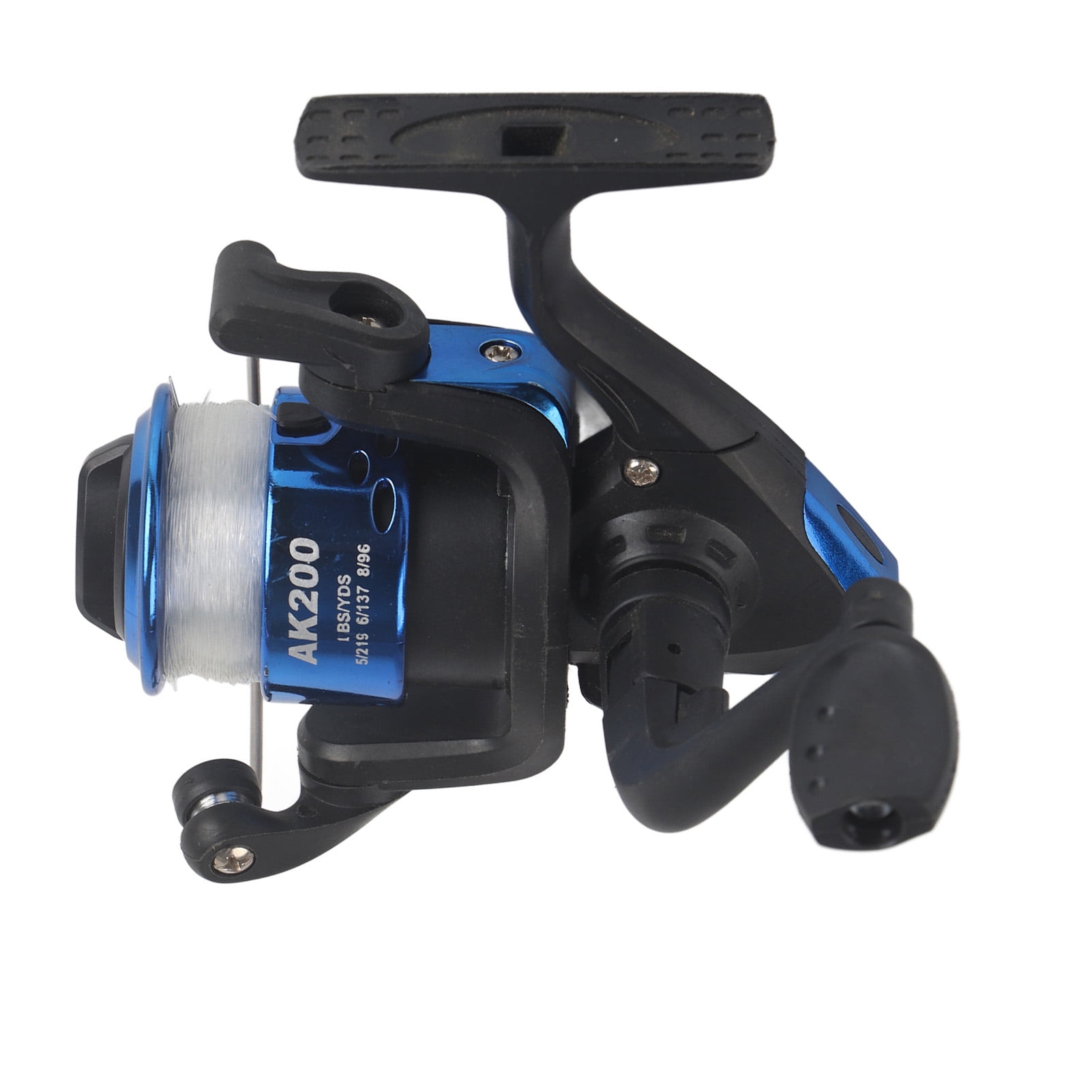 High-Speed Spinning Fishing Reel with 3 Bearings Lightweight Durable Plastic Construction for Freshwater and Saltwater Angling Ambidextrous Design Compact Size (4.33 inches / 11 cm)