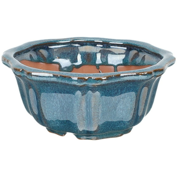 BESTONZON Ceramic Succulent Pot Planter with Drainage Hole Orchid Planting Container