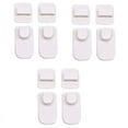 thumbnail image 2 of 6Pcs Universal Remote Control Holder Wall Mount, Small Remote Holder Organizer for TV Fan Air Conditioner Table Bed Wall, 2 of 4