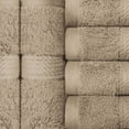 thumbnail image 5 of Premium Egyptian Cotton Highly Absorbent Assorted 6-Piece Plush Towel Set - 13" x 13", 5 of 6
