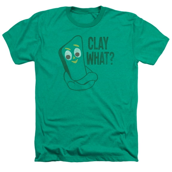 Gumby - Clay What - Heather Short Sleeve Shirt - Medium