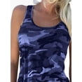 thumbnail image 3 of DYMADE Women Plus Size Summer Camouflage Fashion Versatile Sleeveless Vest T-shirt Top, 3 of 4