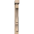 thumbnail image 2 of Ekena Millwork 5 1/2"W x 32"D x 44"H Balboa Block Smooth Bracket w/ Offset Brace, Douglas Fir, 2 of 25
