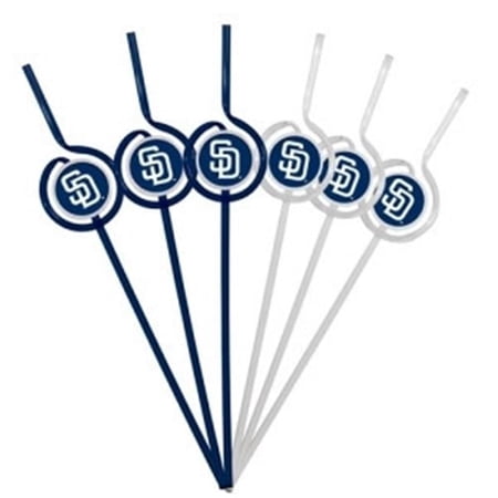 San Diego Padres Team Sipper Straws