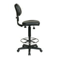 thumbnail image 2 of Office Star Products Sculptured Vinyl Drafting Chair, 2 of 3