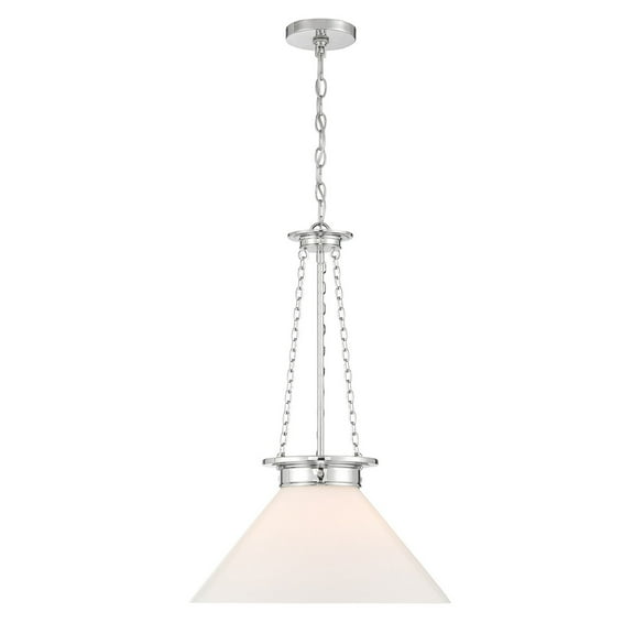 Myers 1-Light Pendant in Polished Nickel