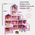 thumbnail image 2 of Dsj55-a 274 Pcs/ensemble à Vendre Maison de Jeu pour Enfants Maison de Poupée Ensemble Château de Princesse Simulation Maison Assemblée, 2 of 4